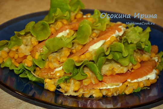 Кукурузные лепёшки с начинкой