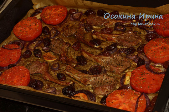 Баранина по-гречески