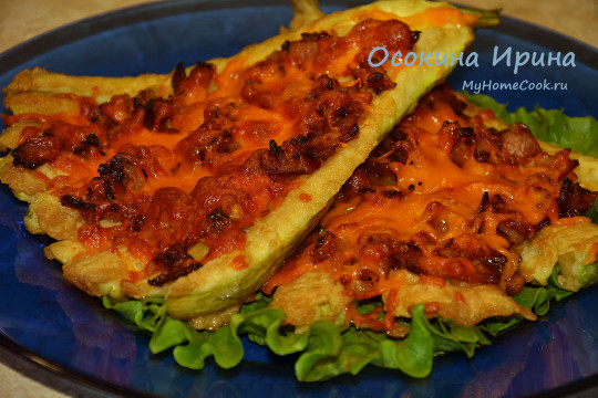 Кабачки с начинкой