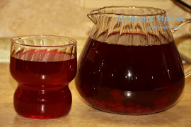 Компот с ревенем