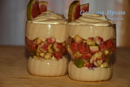 Сырный десерт с инжиром