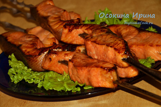 Шашлык из форели