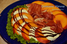 Закуска с персиками и 