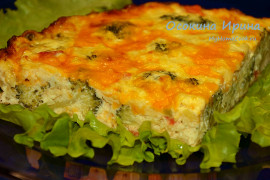 Творожный омлет с овощами - 2