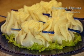 Закусочные мешочки из сулугуни - 4